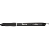 Produktbild för Sharpie S-Gel, Indragbar gelpenna, Svart, Blå, Röd, Svart, M...