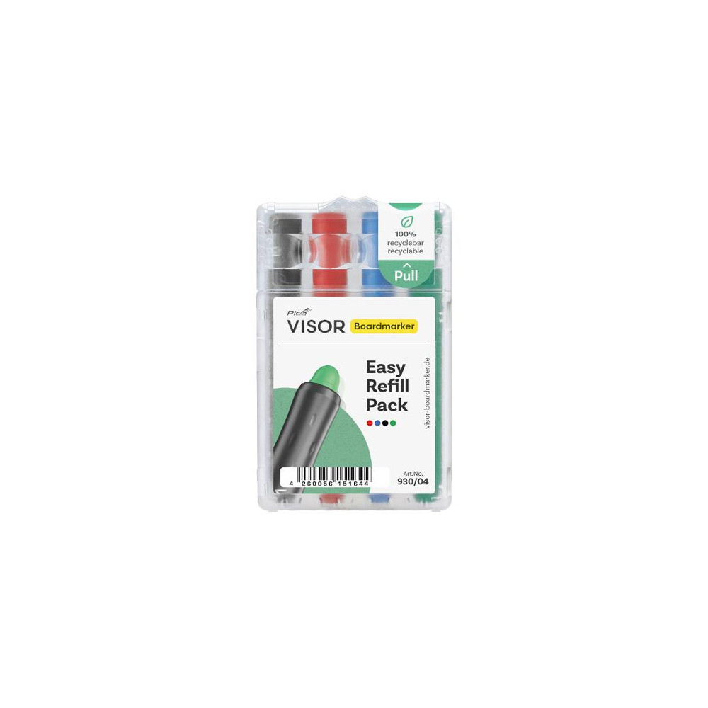 Produktbild för Refill Whiteboardpenna PICA Visor 4/fp