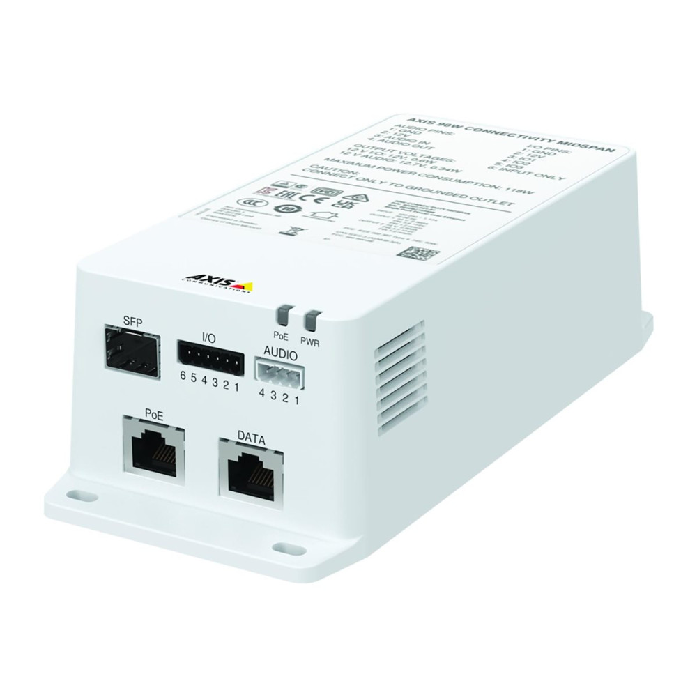 Produktbild för AXIS TU8003 - strömtillförsel - mellanliggande anslutning - 90 Watt - TAA-kompatibel