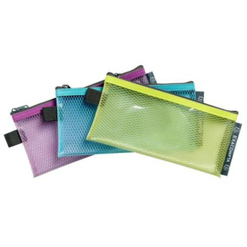 EXACOMPTA Ficka dragkedja EVA 8x18cm sort 3/fp