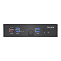 Produktbild för Shuttle XPC slim DS50U7 - Slim-PC Core i7 1355U 1.7 GHz - 0 GB - ingen HDD
