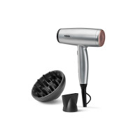 Produktbild för BaByliss Cosmos D580DE, ?DC, Satinstål, Hängögla, 1,95 m, Kn...