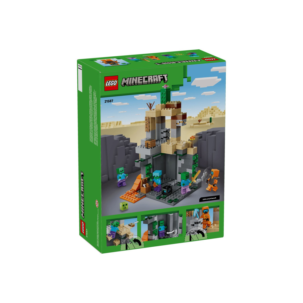 Produktbild för LEGO Minecraft 21587 - Zombie Dungeong - byggsats
