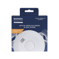 Produktbild för Antalis Optinis rök- och värmelarm Nordic Quality 1 st / 189...