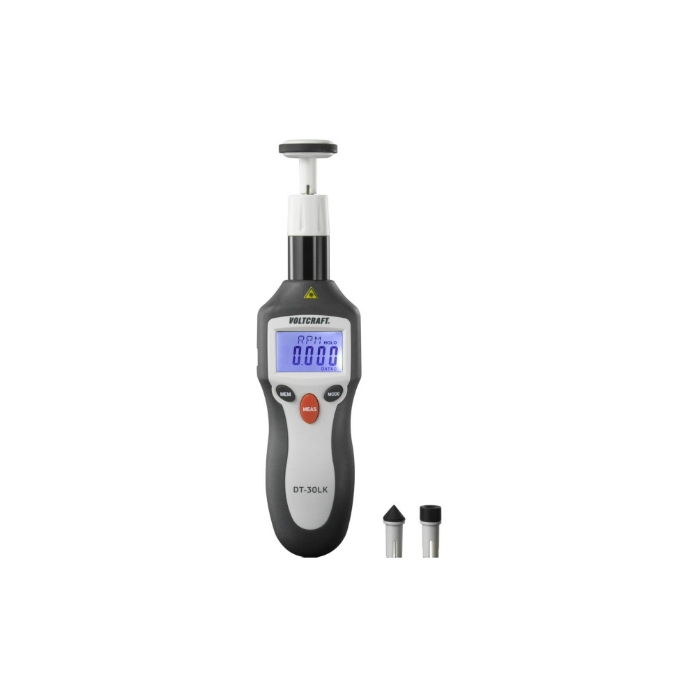 Produktbild för VOLTCRAFT DT-30LK SE varvräknare, mekanisk optisk 2 till 200...