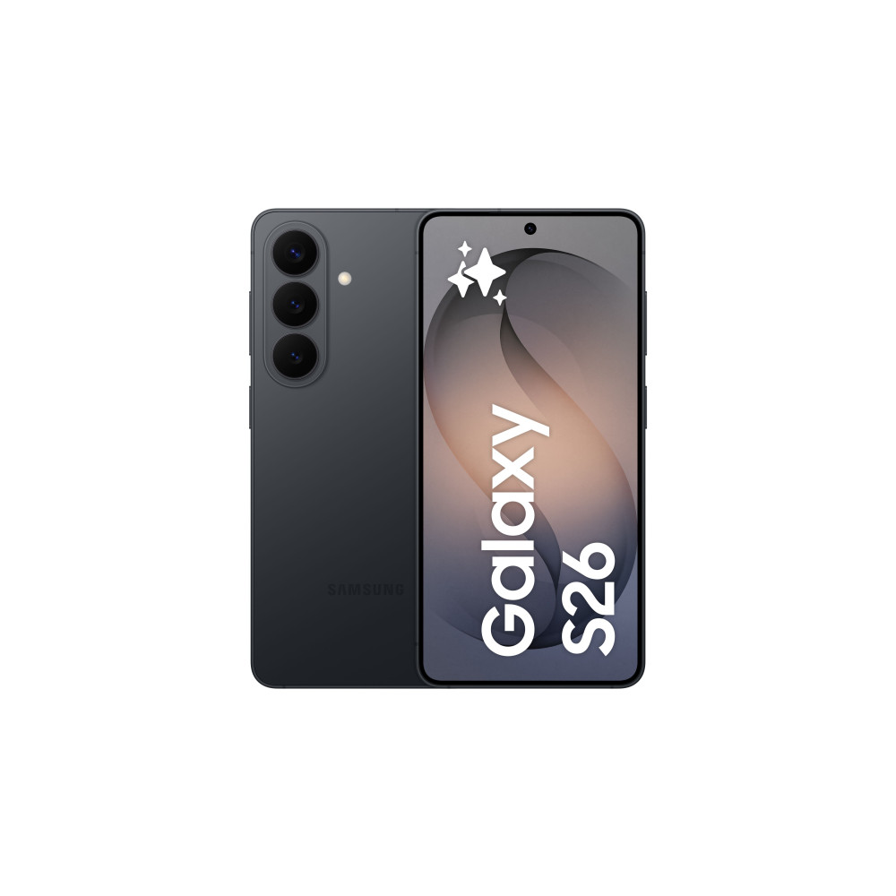 Produktbild för Samsung Galaxy S26 - svart - 5G pekskärmsmobil - 512 GB - GSM
