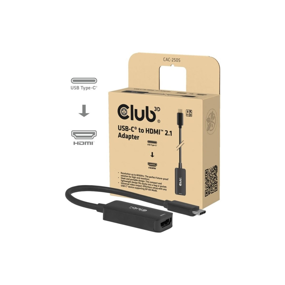 Produktbild för Club 3D adapterkabel - 12 cm