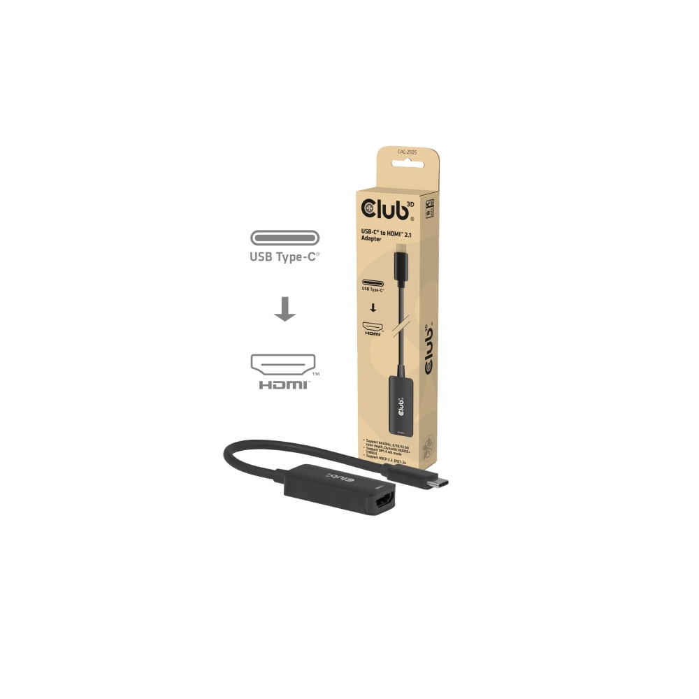 Produktbild för Club 3D adapterkabel - 12 cm