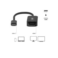 Produktbild för Club 3D adapterkabel - 12 cm