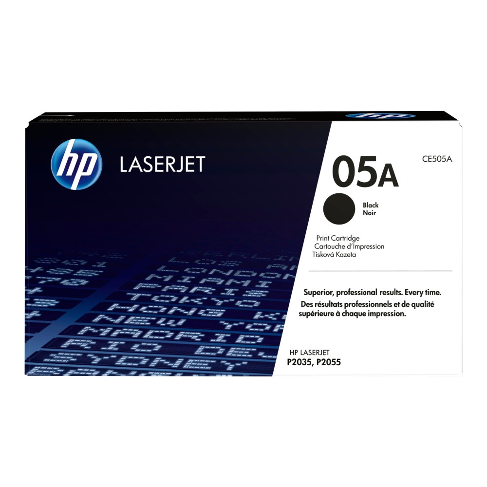 Produktbild för HP 05A - 2-pack - svart - original - LaserJet - tonerkassett (CE505D)