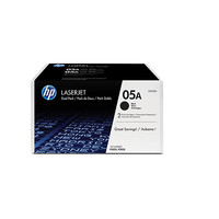 Produktbild för HP 05A - 2-pack - svart - original - LaserJet - tonerkassett (CE505D)