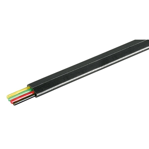 Goobay Goobay Telefonkabel platt rulle 4-trådig, 100 m rulle, AWG 2...