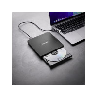 Produktbild för Intenso EOD 400D Slim - DVD±RW- (±R DL-) / DVD-RAM-enhet - USB 3.2 Gen 1 - extern