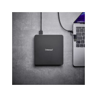 Produktbild för Intenso EOD 400D Slim - DVD±RW- (±R DL-) / DVD-RAM-enhet - USB 3.2 Gen 1 - extern
