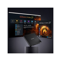 Produktbild för Intenso EOD 400D Slim - DVD±RW- (±R DL-) / DVD-RAM-enhet - USB 3.2 Gen 1 - extern