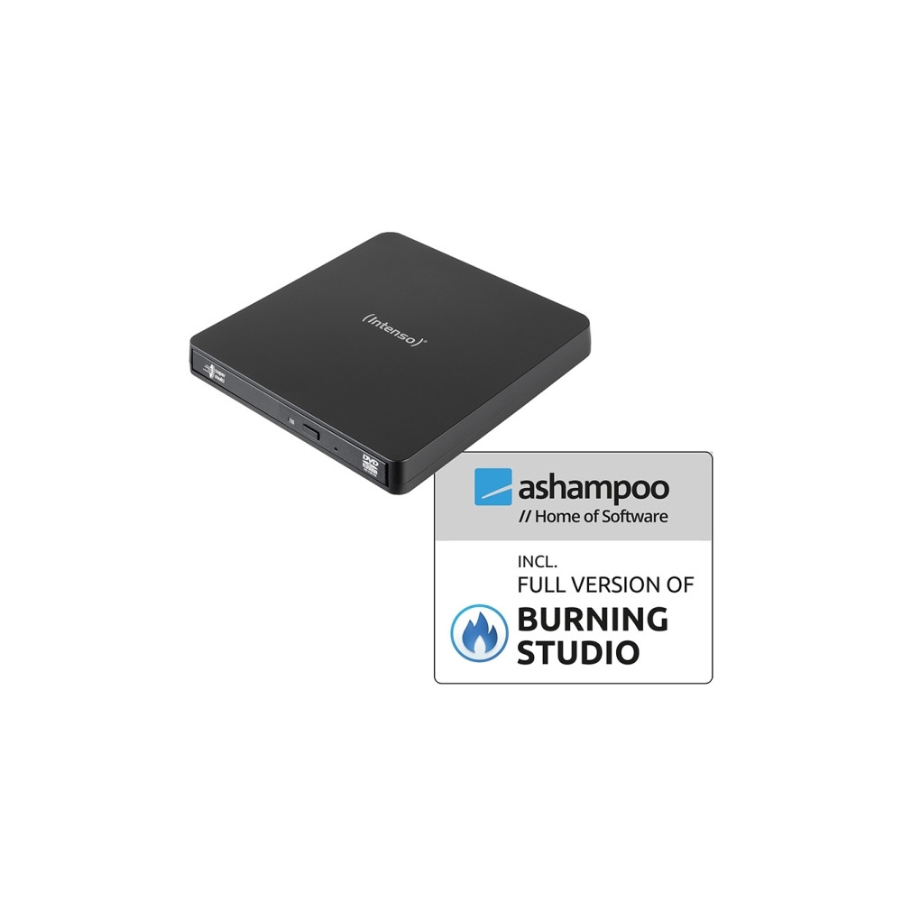 Produktbild för Intenso EOD 400D Slim - DVD±RW- (±R DL-) / DVD-RAM-enhet - USB 3.2 Gen 1 - extern