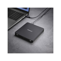 Produktbild för Intenso EOD 400D Slim - DVD±RW- (±R DL-) / DVD-RAM-enhet - USB 3.2 Gen 1 - extern