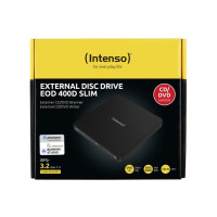 Produktbild för Intenso EOD 400D Slim - DVD±RW- (±R DL-) / DVD-RAM-enhet - USB 3.2 Gen 1 - extern