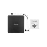 Produktbild för Intenso EOD 400D Slim - DVD±RW- (±R DL-) / DVD-RAM-enhet - USB 3.2 Gen 1 - extern