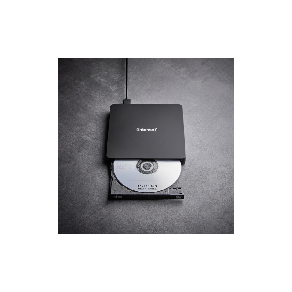Produktbild för Intenso EOD 400D Slim - DVD±RW- (±R DL-) / DVD-RAM-enhet - USB 3.2 Gen 1 - extern