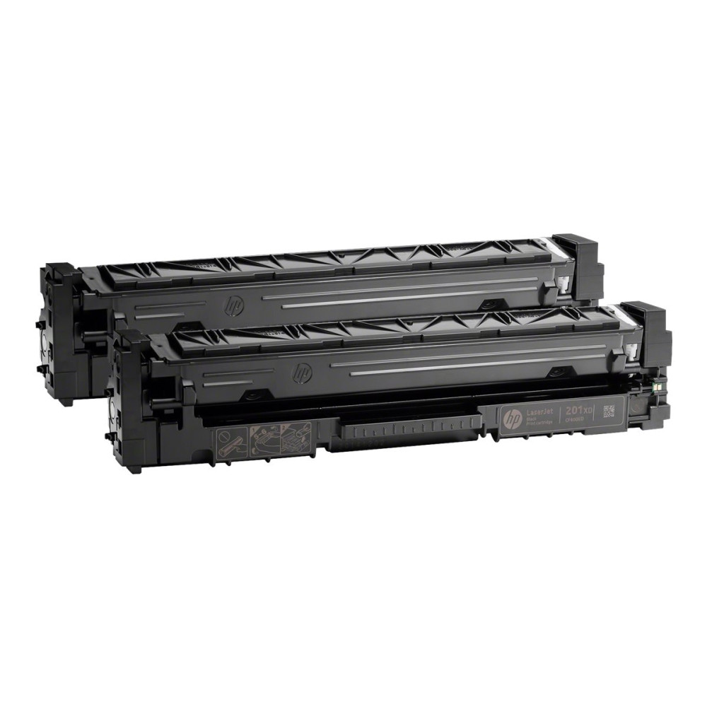 Produktbild för HP 201X - 2-pack - Lång livslängd - svart - original - LaserJet - tonerkassett (CF400XD)