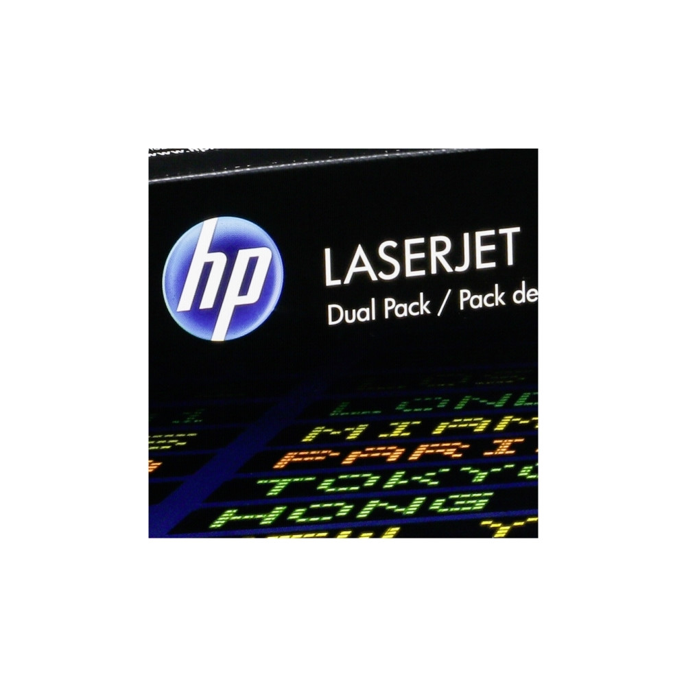 Produktbild för HP 201X - 2-pack - Lång livslängd - svart - original - LaserJet - tonerkassett (CF400XD)