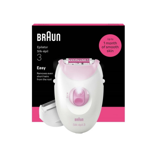 Braun Epilator Silk·épil 3 med sladd, Långvarigt Slät Hud, 3-031,...