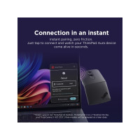 Produktbild för Lenovo ThinkPad - Aura Edition - mus - Presentatör - Bluetooth - thunder gray
