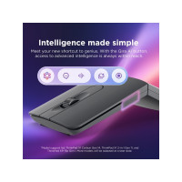 Produktbild för Lenovo ThinkPad - Aura Edition - mus - Presentatör - Bluetooth - thunder gray