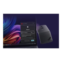 Produktbild för Lenovo ThinkPad - Aura Edition - mus - Presentatör - Bluetooth - thunder gray