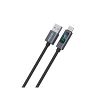 Produktbild för USB-kabel Dudao USB-A till USB-C 1 m flerstaka färger (69766...