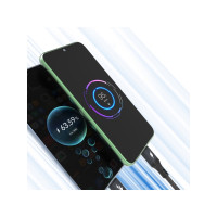 Produktbild för Dudao USB-kabel USB-A till USB-C + microUSB + Lightning 1,2...