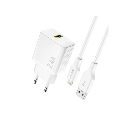 Dudao Dudao A23LEU adapter 12 W 1xUSB-A (1 m USB-A till Lightning-...