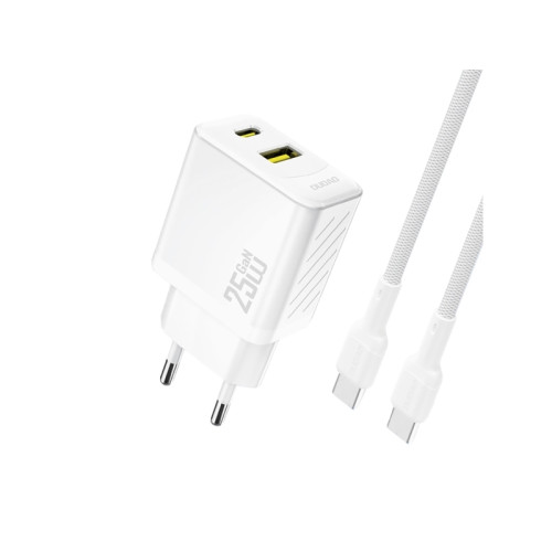 Dudao Dudao A26TCEU Adapter 25Watt 1xUSB-C 1xUSB-A (1 m USB-C till...