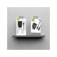 Produktbild för Dudao A23LEU adapter 12W 1xUSB-A (1m USB-A till Lightning-ka...