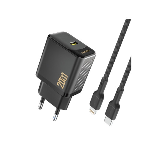 Dudao Dudao A26LEU adapter 20W 1×USB-C (1 m USB-C till Lightning)...