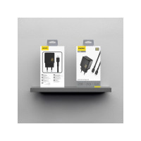 Produktbild för Dudao A26LEU adapter 20W: 1xUSB-C + 1m USB-C till Lightning-...