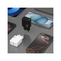 Produktbild för Dudao A26LEU adapter 20W: 1xUSB-C + 1m USB-C till Lightning-...