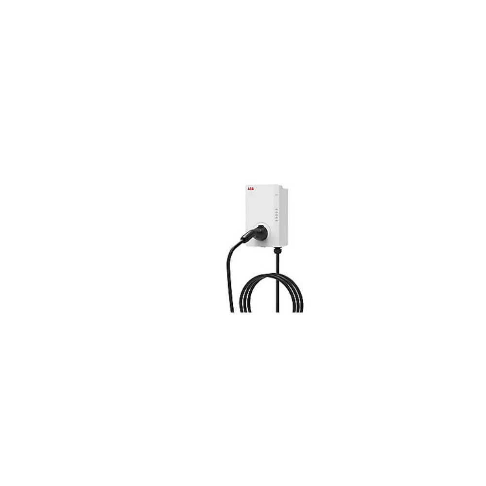 Produktbild för ABB Terra AC billaddare typ 2, kabel 5 m, 3-fas/32 A, med RF...