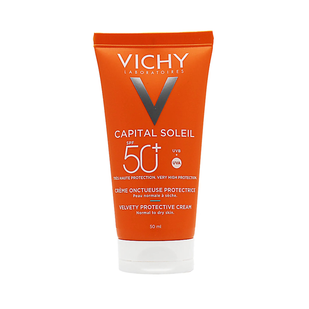 Produktbild för Vichy Capital Soleil Velvety Protective Cream SPF50+ 50ml