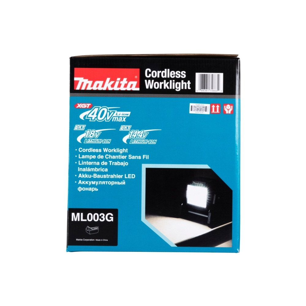 Produktbild för Makita ML003G - arbetsbelysning/strålkastare - LED - 12 W