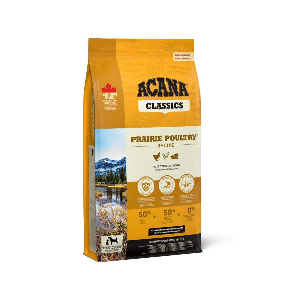 Produktbild för Classic Praire Poultry Torrfoder för hund 14,5kg