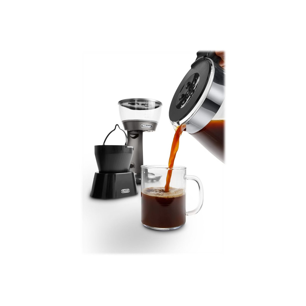 Produktbild för De'Longhi Clessidra ICM17210 - kaffemaskin - silver