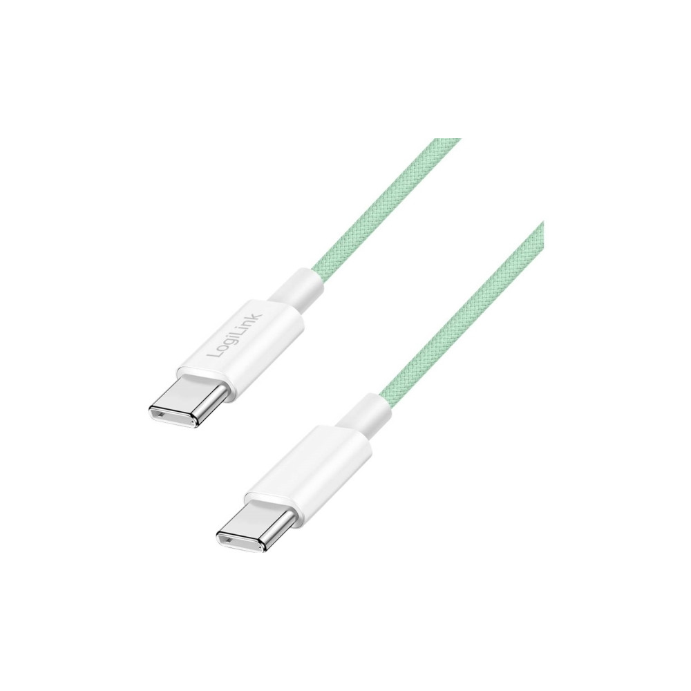 Produktbild för LogiLink CU0347, 1 m, USB C, USB C, USB 2.0, 0,48 Gbit/sek,...