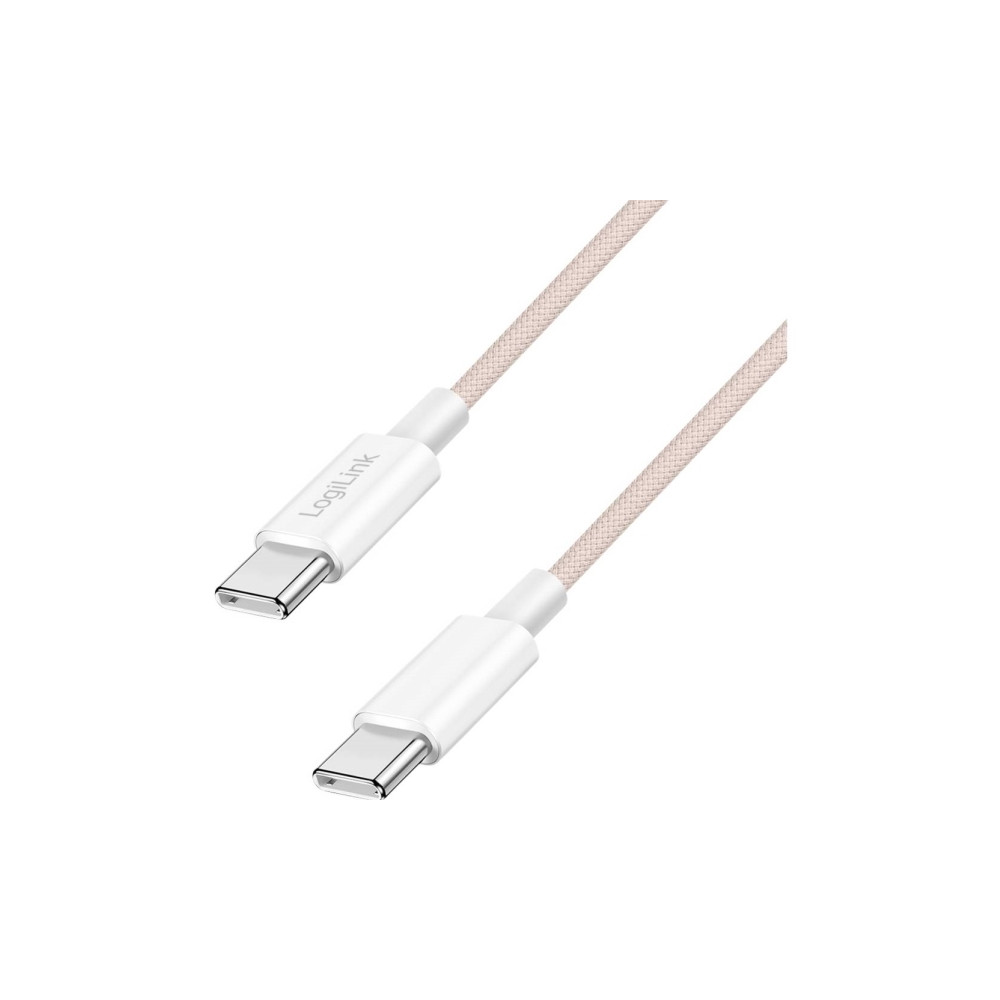 Produktbild för LogiLink CU0343, 1,5 m, USB C, USB C, USB 2.0, 0,48 Gbit/sek...