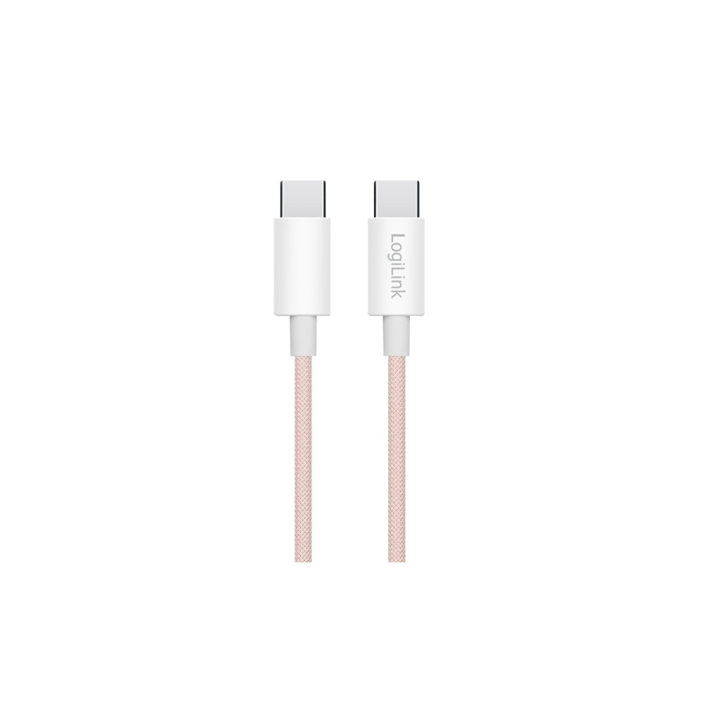 Produktbild för LogiLink CU0343, 1,5 m, USB C, USB C, USB 2.0, 0,48 Gbit/sek...