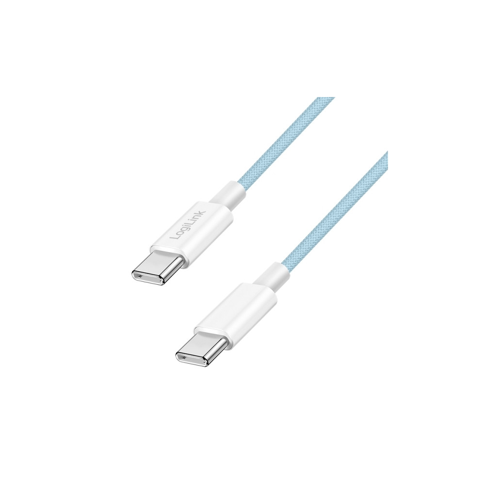 Produktbild för LogiLink CU0349, 1,5 m, USB C, USB C, USB 2.0, 0,48 Gbit/sek...
