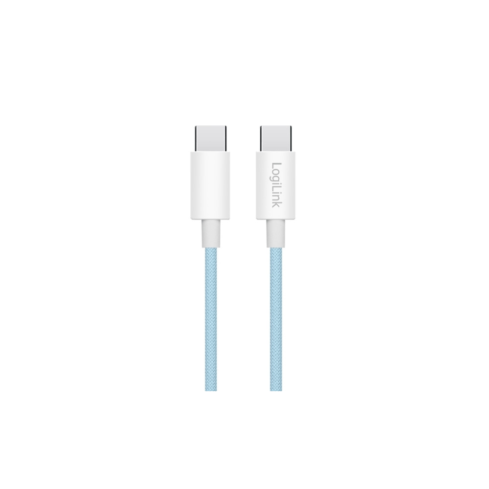 Produktbild för LogiLink CU0349, 1,5 m, USB C, USB C, USB 2.0, 0,48 Gbit/sek...