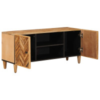 Produktbild för Förvaringsskåp Brun 105 x 33,5 x 46 cm Massivt mangoträ