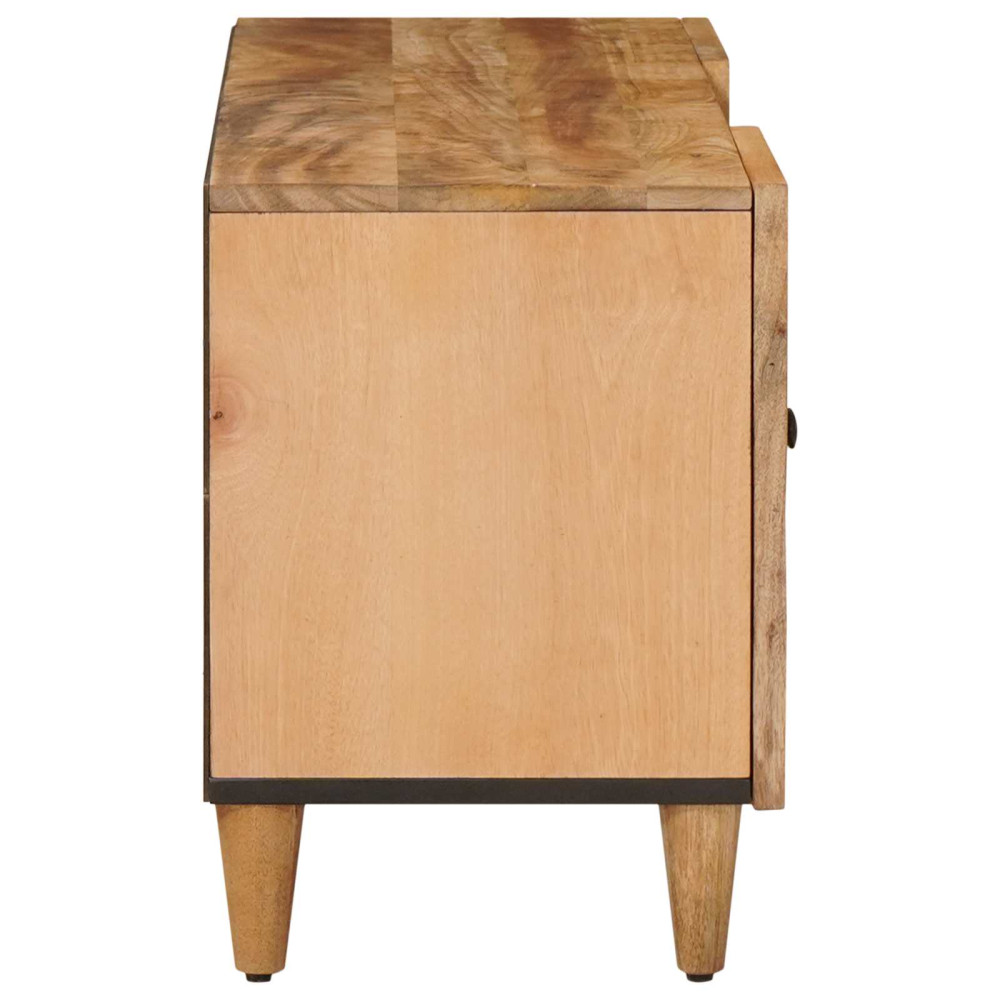 Produktbild för Förvaringsskåp Brun 105 x 33,5 x 46 cm Massivt mangoträ